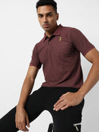 Campus Sutra Basic Activewear Polo T-Shirt