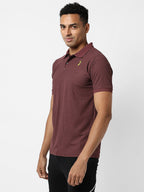 Campus Sutra Basic Activewear Polo T-Shirt