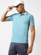 Campus Sutra Basic Activewear Polo T-Shirt