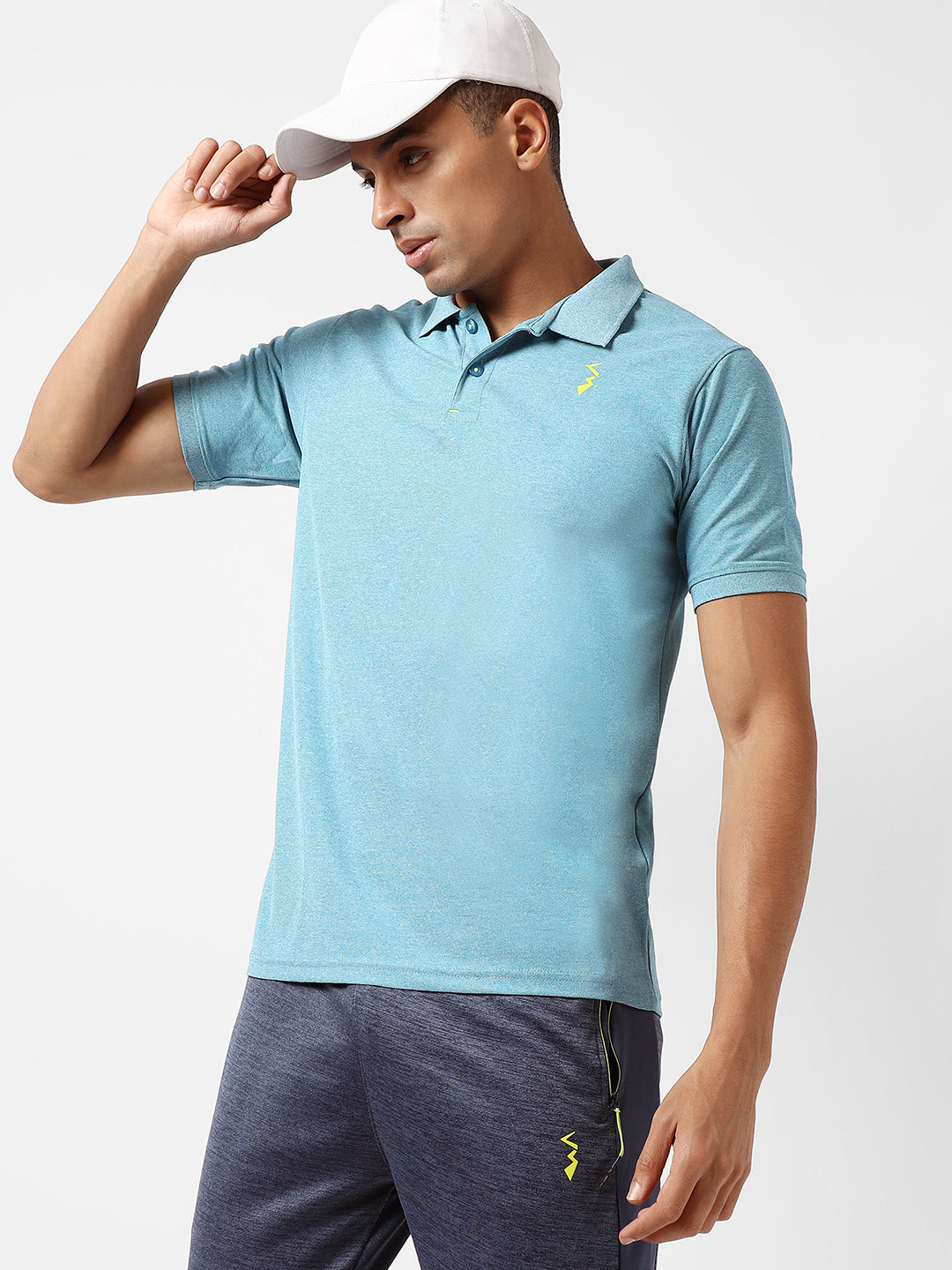 Campus Sutra Basic Activewear Polo T-Shirt
