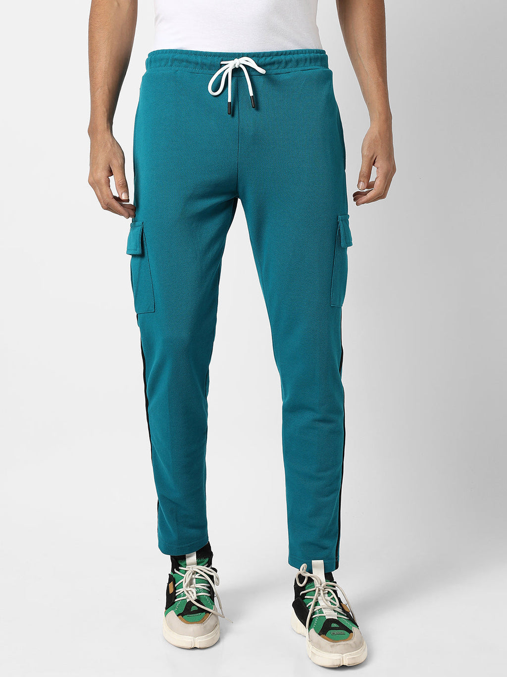 Campus Sutra Solid Joggers