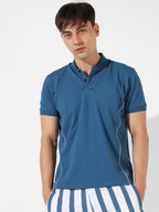 Campus Sutra Solid Casual T-Shirt