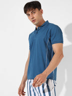 Campus Sutra Solid Casual T-Shirt