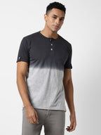 Campus Sutra Colourblocked Casual T-Shirt