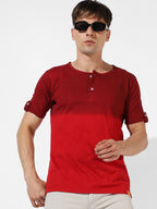 Campus Sutra Colourblocked Casual T-Shirt