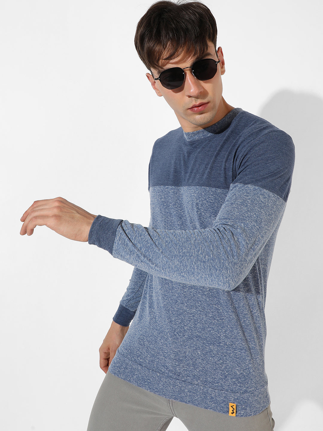 Campus Sutra Colourblocked T-Shirt