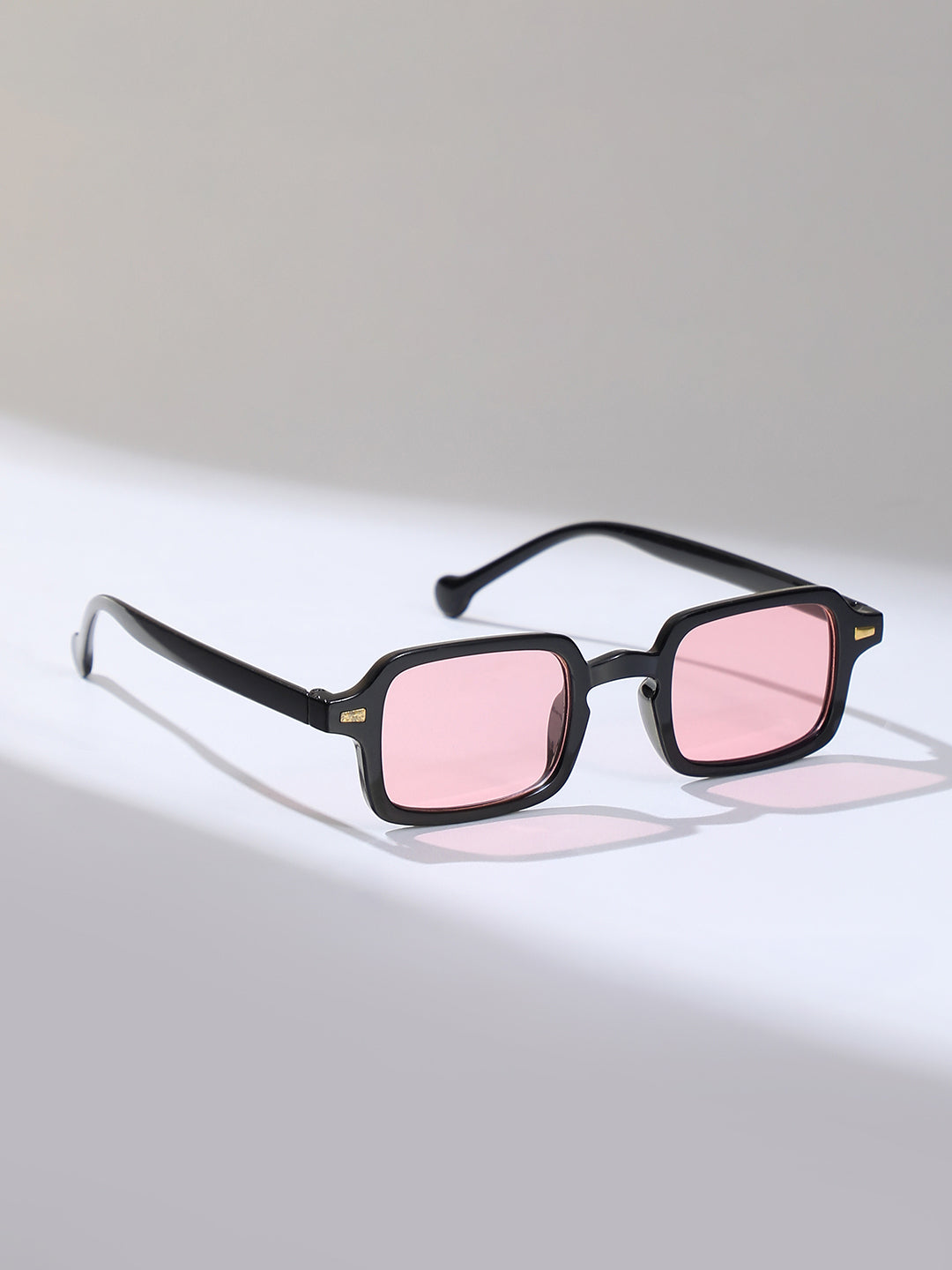 Haute Sauce The Sonic Rectangular Sunglass - Onyx Black