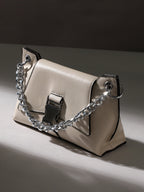 Haute Sauce The Indus-Slouch Hand Bag - Cream White
