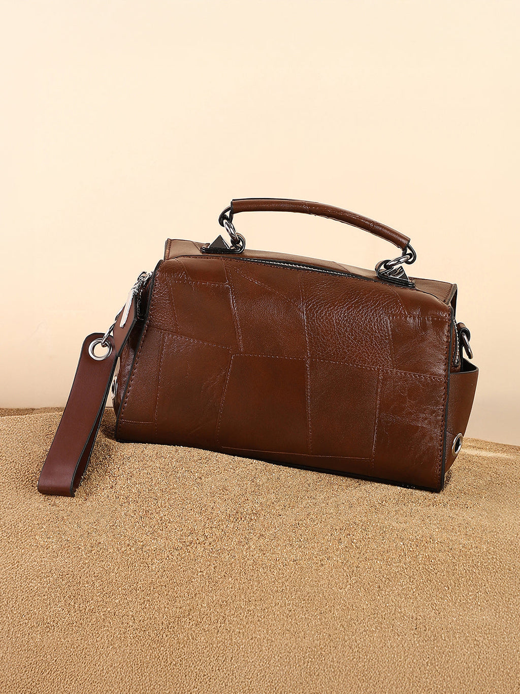 Haute Sauce The Clairemont Hand Bag - Chocolate Brown
