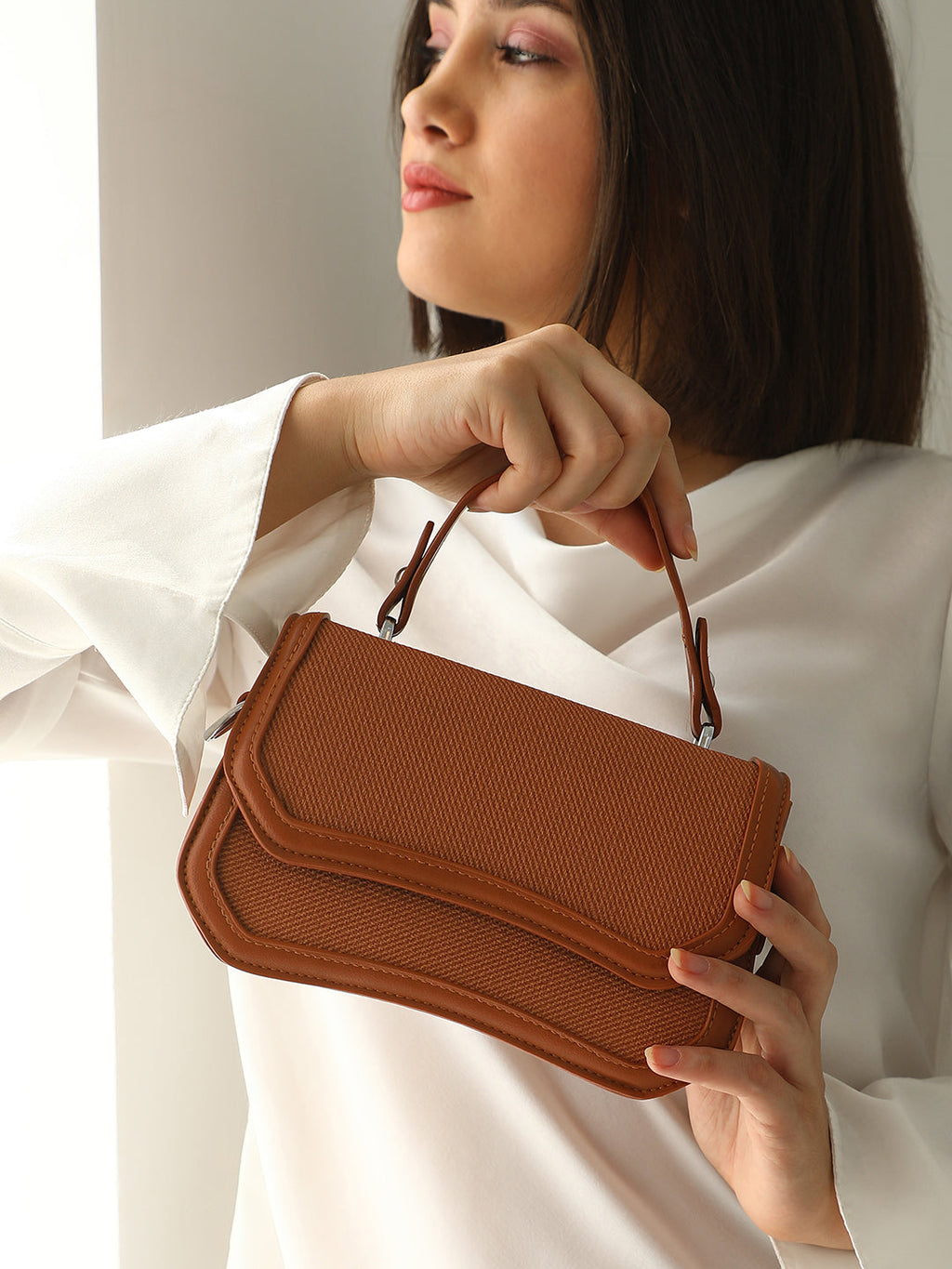 Haute Sauce The Avenue Hand Bag - Terracotta Brown
