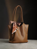 Haute Sauce The Metrograph  Tote Bag With Pouch - Mocha Brown