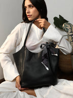 Haute Sauce The Metrograph  Tote Bag With Pouch - Onyx Black