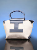 Haute Sauce The Riviera-Daze Hand Bag - Aegean Blue & Cream White