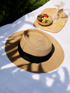 Haute Sauce Tropez Panama Hat - Tan Brown