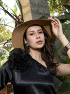 Haute Sauce Tropez Panama Hat - Tan Brown