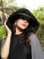 Countryside Sun Hat - Midnight Black