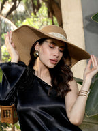 Haute Sauce San-Vito Sun Hat - Tan Brown