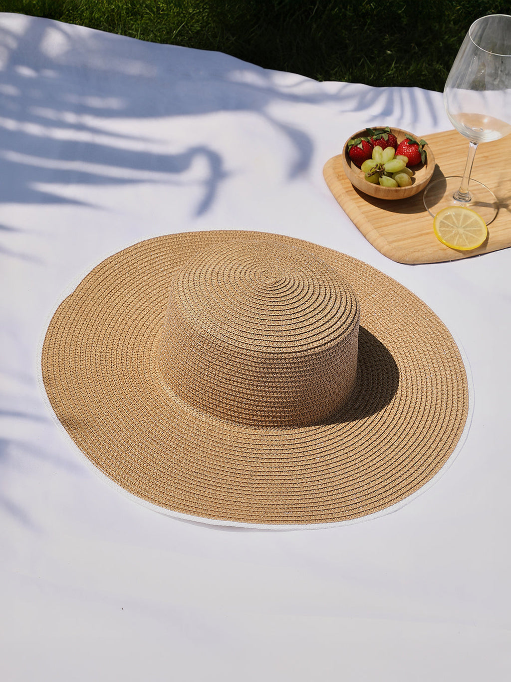 Haute Sauce Porto Sun Hat - Tan Brown