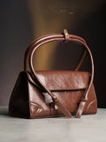 Haute Sauce The Coreline Satchel Bag - Mocha Brown