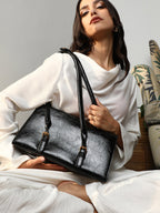Haute Sauce The Coreline Satchel Bag - Onyx Black