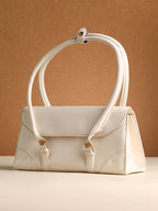 Haute Sauce The Coreline Satchel Bag - Ecru White