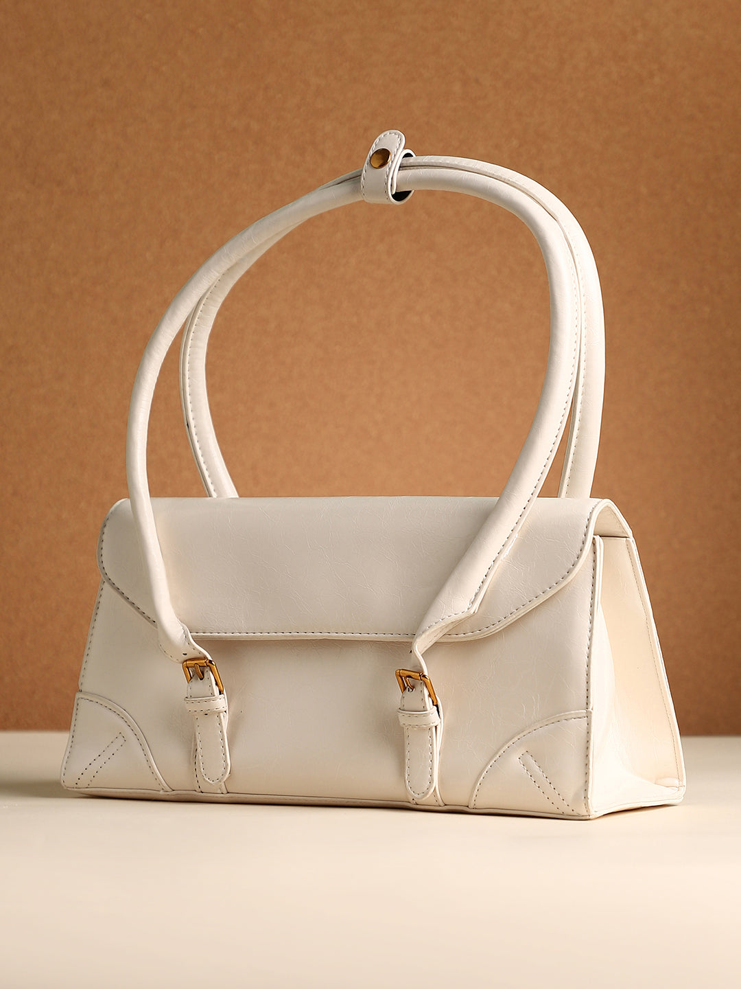Haute Sauce The Coreline Satchel Bag - Ecru White
