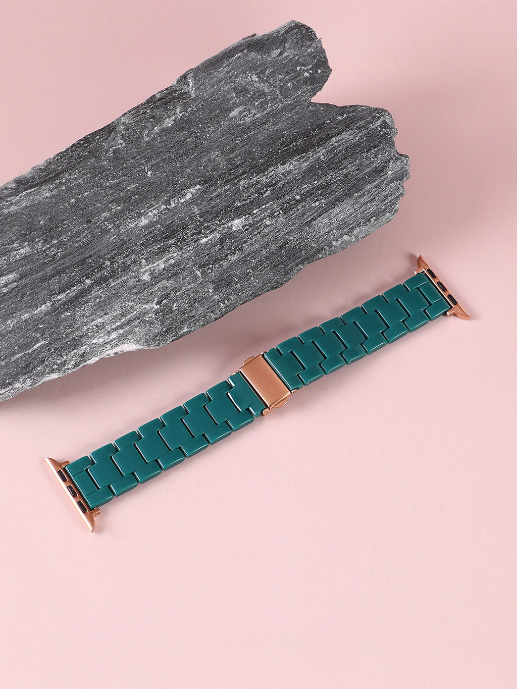 Haute Sauce H-Link Watch Strap - Teal Green