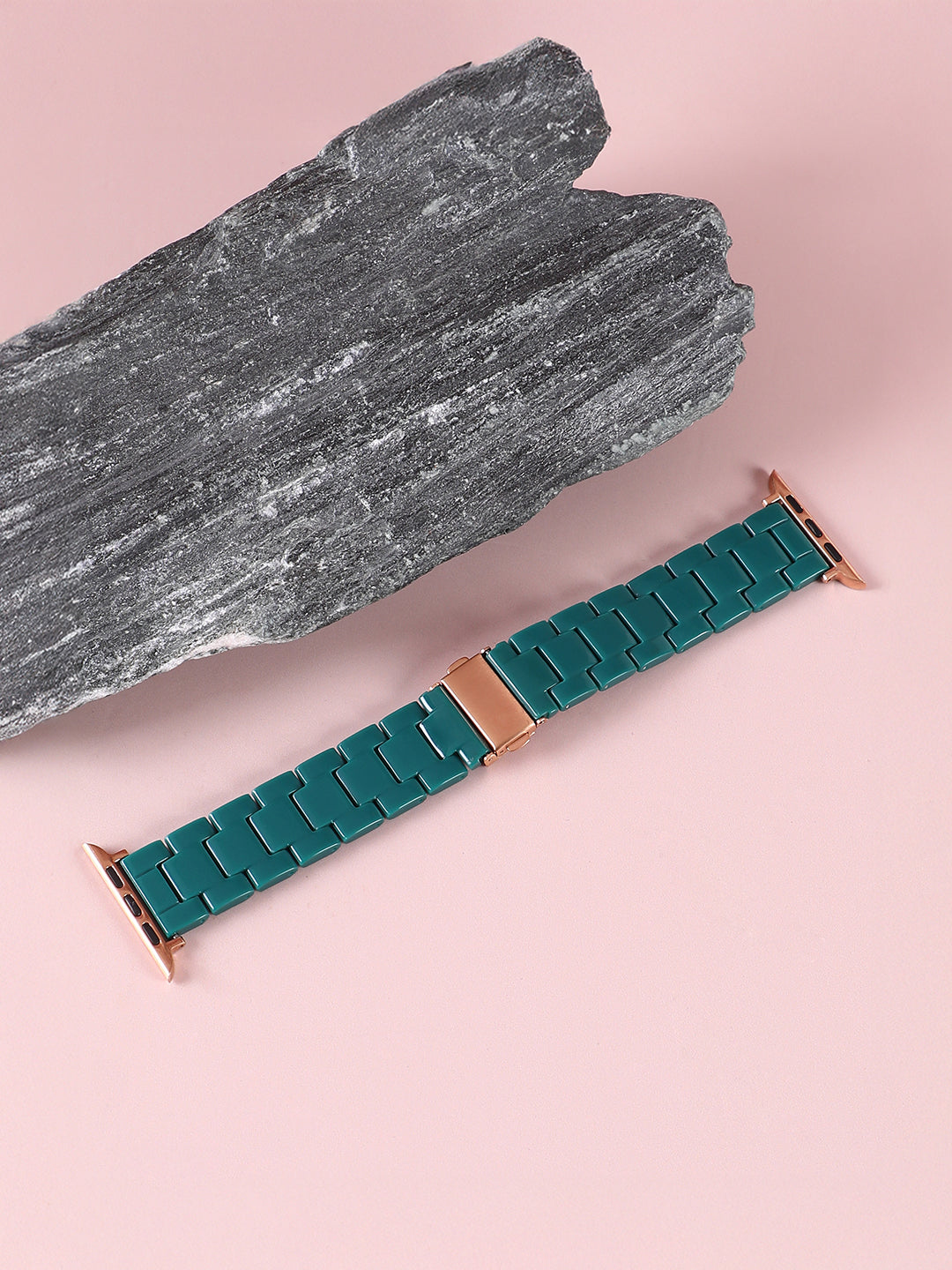 Haute Sauce H-Link Watch Strap - Teal Green