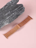 Haute Sauce Ribbed Watch Strap - Antique Gold