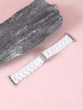 Haute Sauce H-Link Watch Strap - Chalk White
