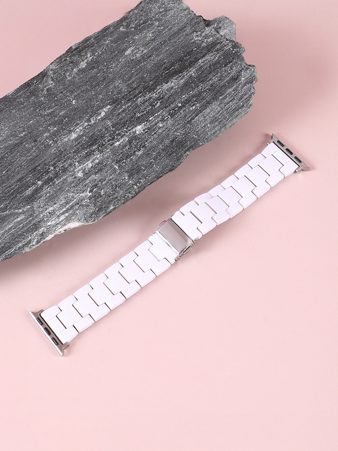 Haute Sauce H-Link Watch Strap - Chalk White