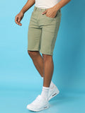 Campus Sutra Chino Denim Shorts