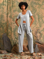 Ribbed 3-Piece Co-Ord Set