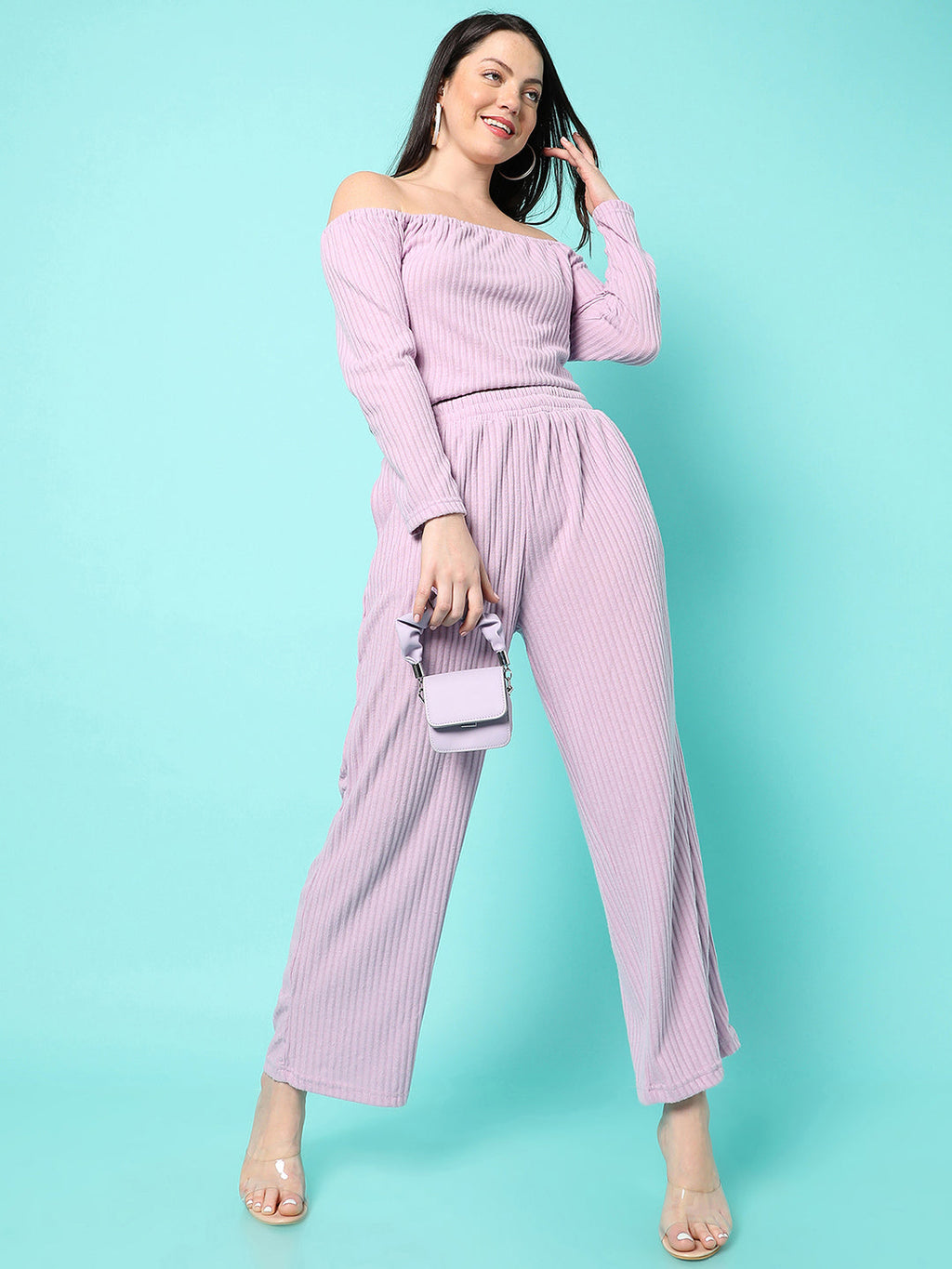 Co-Ord Set(Crop Top & Pant)