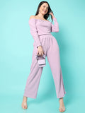 Co-Ord Set(Crop Top & Pant)