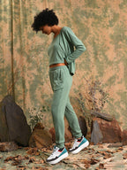 Solid Ribbed Co-Ord Set