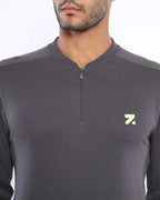 SuperCotton Half Zipper Pullovers Black Pearl