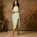 Sage Green Tassel Crop Co-Ords