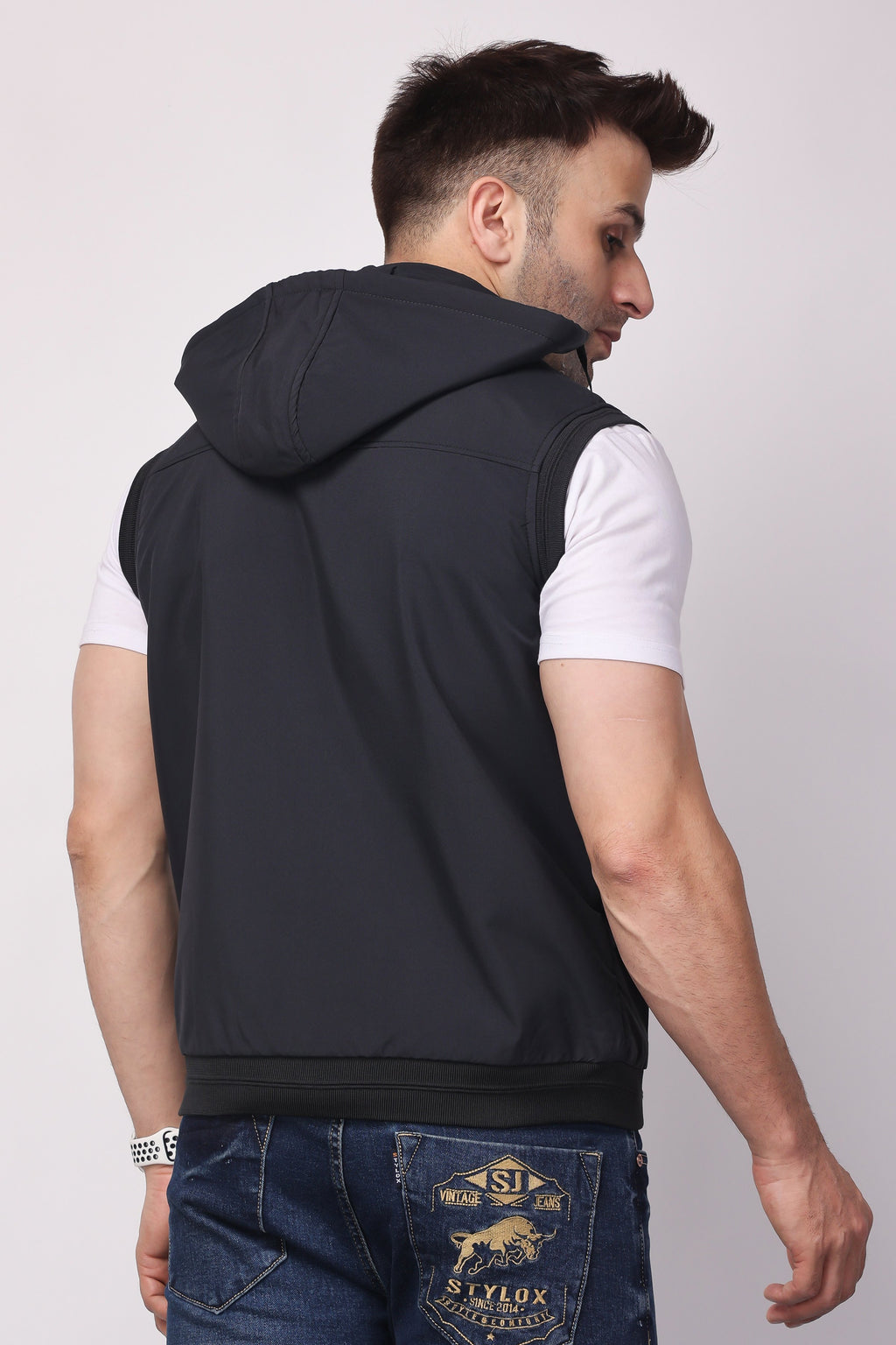 Stylox Regular Fit Full Sleeve Solid Winter Jacket for Men