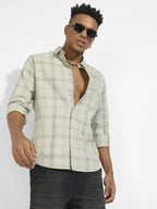 Campus Sutra Tartan Plaid Shirt