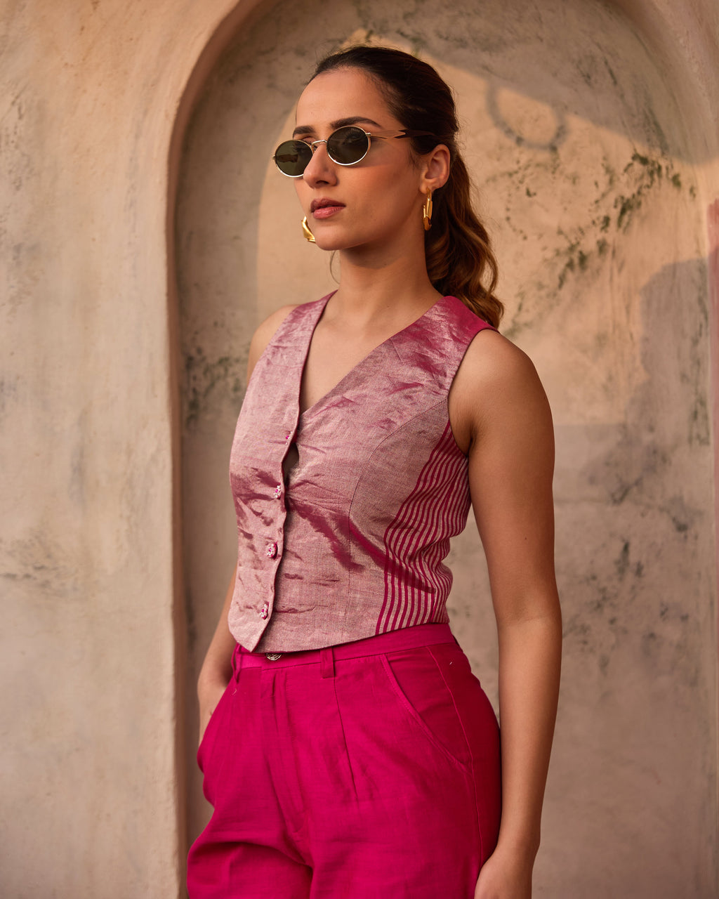 ShopKapaas Sheen Waistcoat - Without Pants