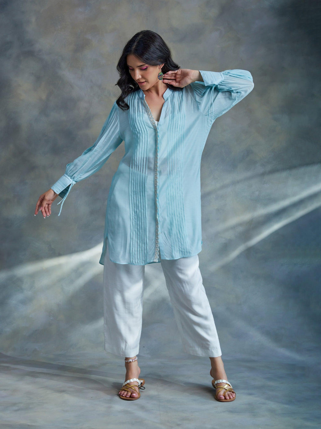 ShopKapaas The Lagoon Pinctuck Shirt