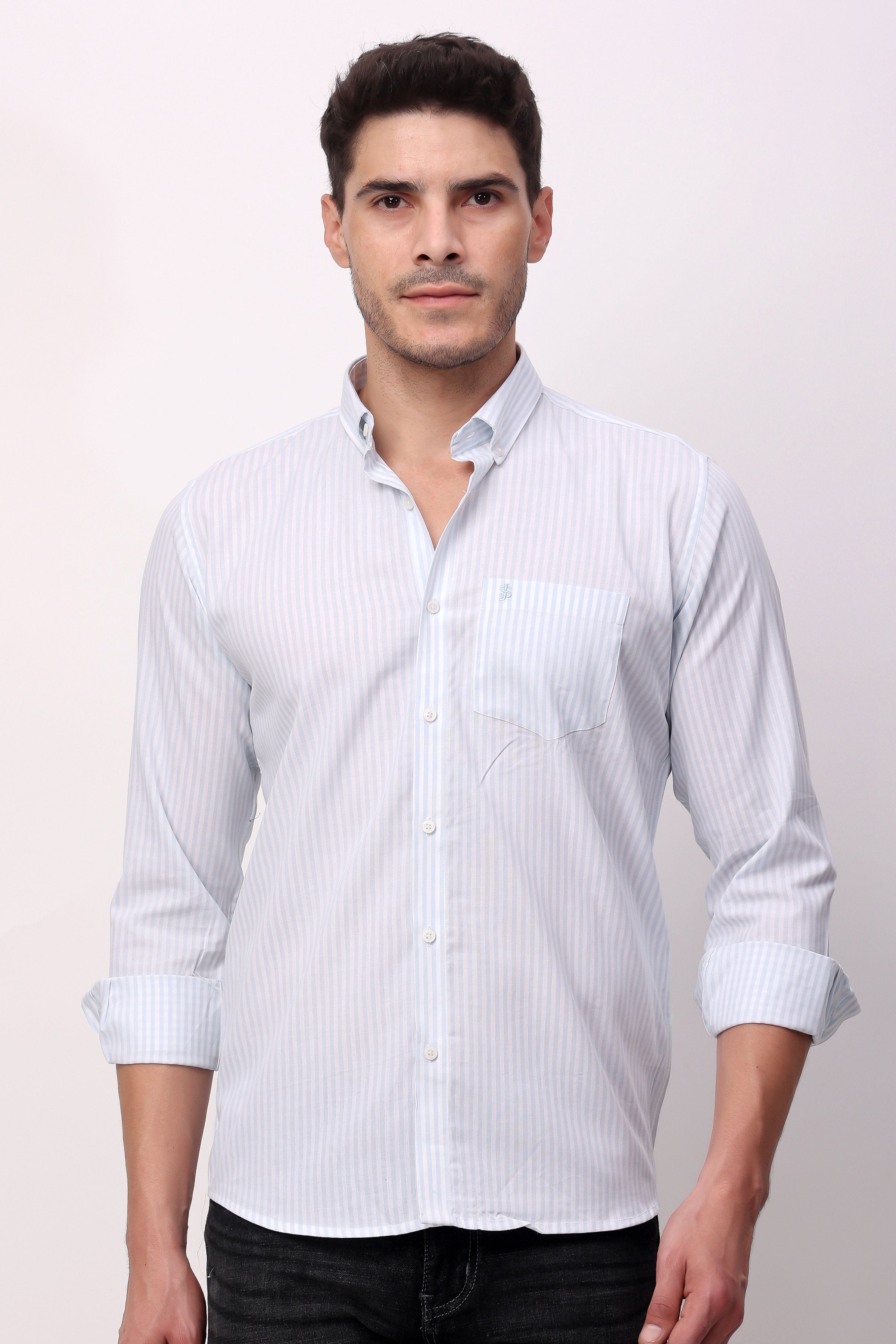 Stylox Full Sleeve Solid Casual Shirt For Men's