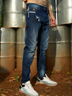 Campus Sutra Tapered Denim Jeans