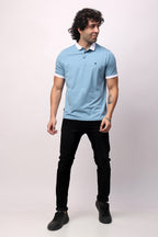 Stylox Men's Half Sleeve Casual Solid T-Shirt