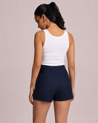 Navy Highwaisted Jade Skort