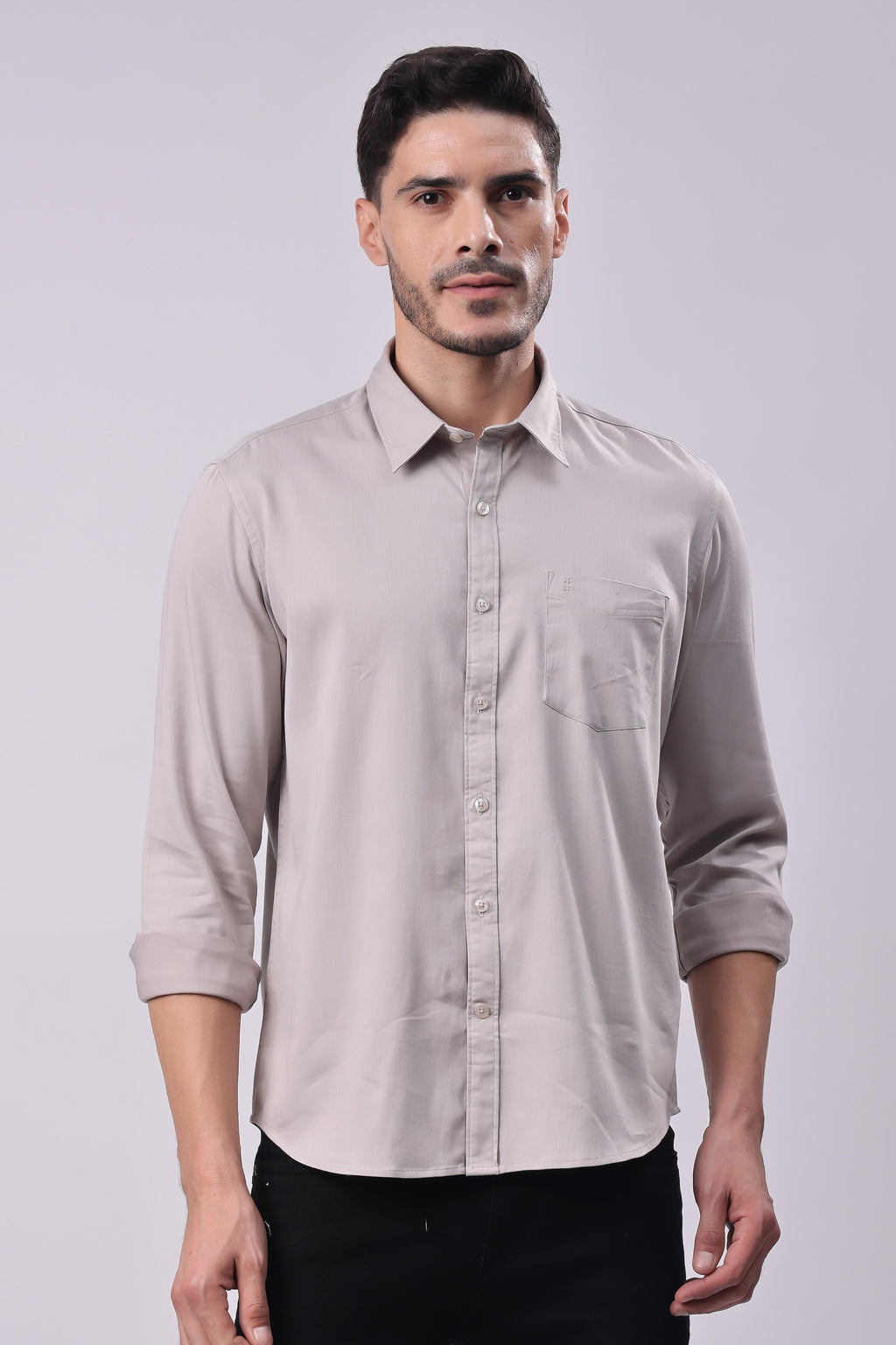Stylox Full Sleeve Solid Casual Shirt For Men's