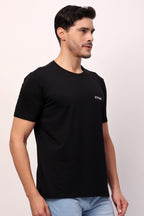Stylox Men's Round Neck Half Sleeve Solid Casual T-Shirt