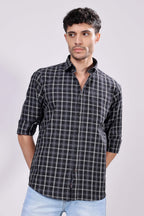 Stylox Regular Fit Full Sleeve Check Casual Shirt For Men's