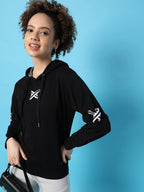 Solid Casual Hooded Sweatshirts
